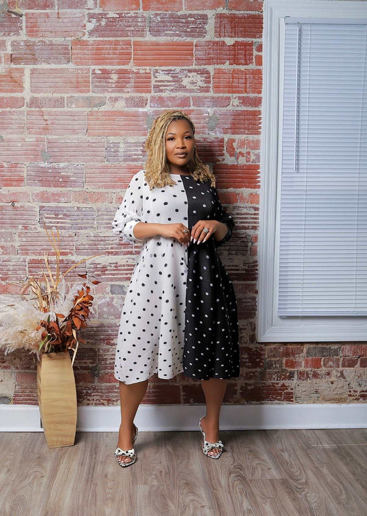 Polished in Polka Dress