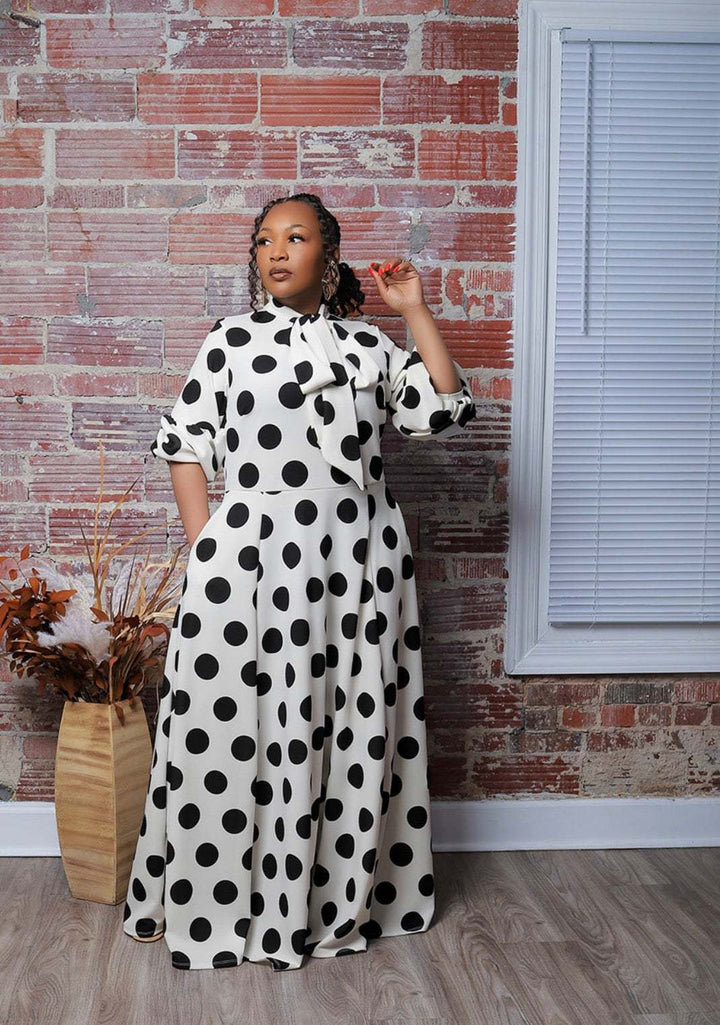 Polka Dot Grace Maxi Dress – Jazz It Up Boutique