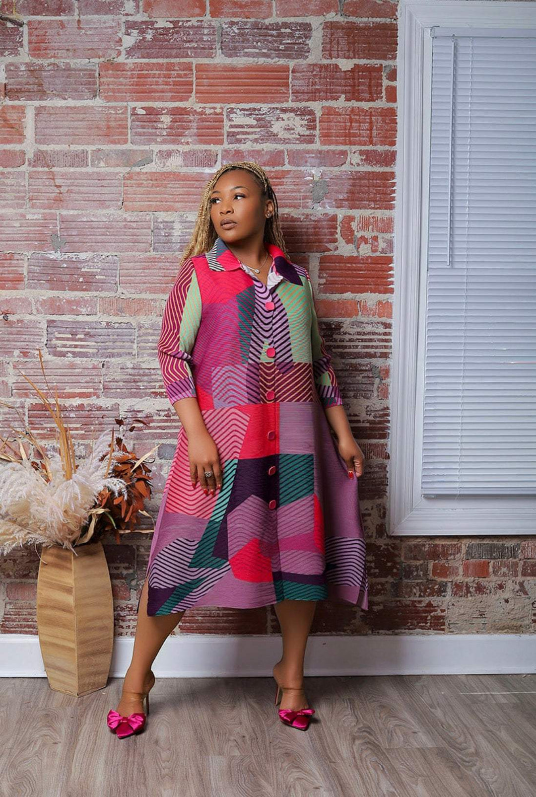 Color Block Harmony Midi Dress – Jazz It Up Boutique