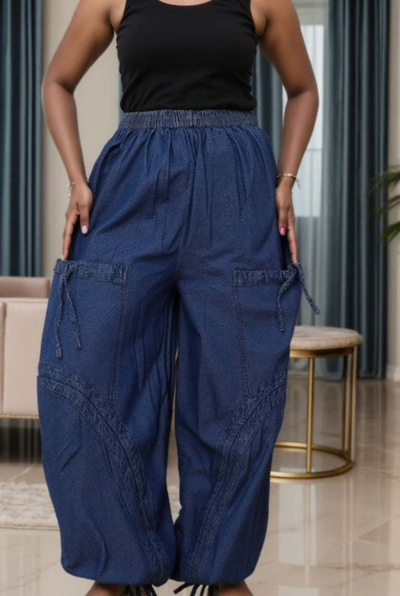Effortless Edge Drawstring Cargo Pants – Jazz It Up Boutique