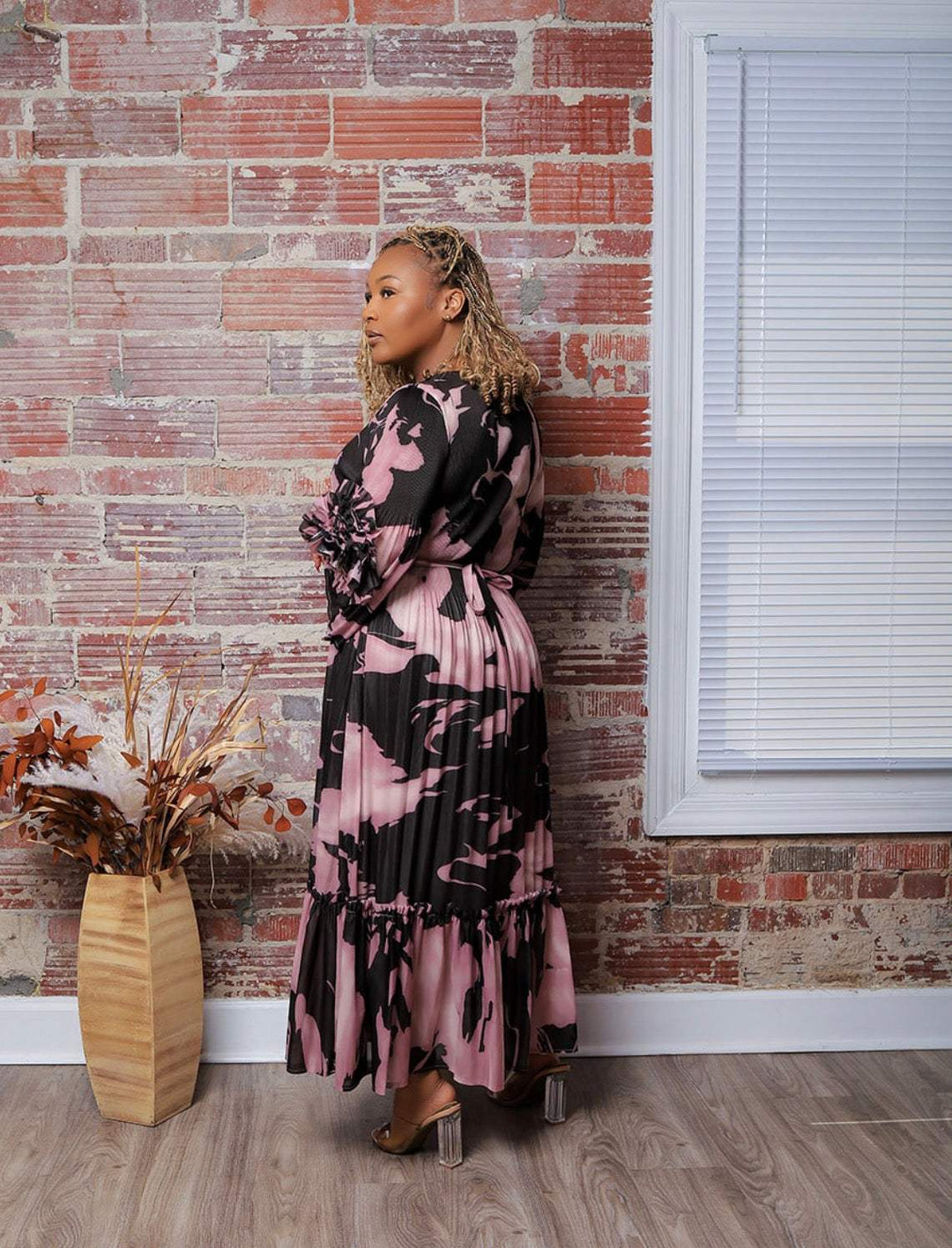 blush pleated maxi dress Blush Bloom Pleated Maxi Dress – Jazz It Up Boutique